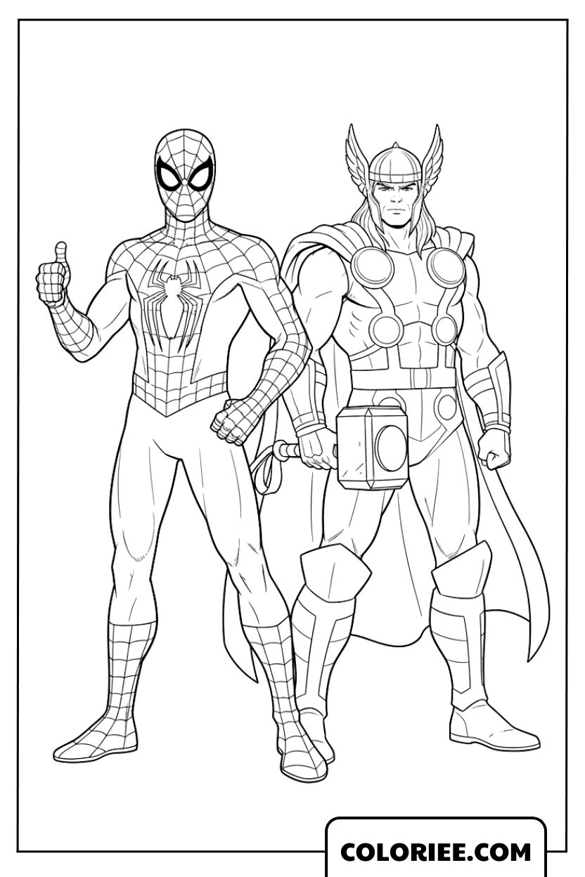 Spider-Man et Thor Une Alliance de Héros Invincibles