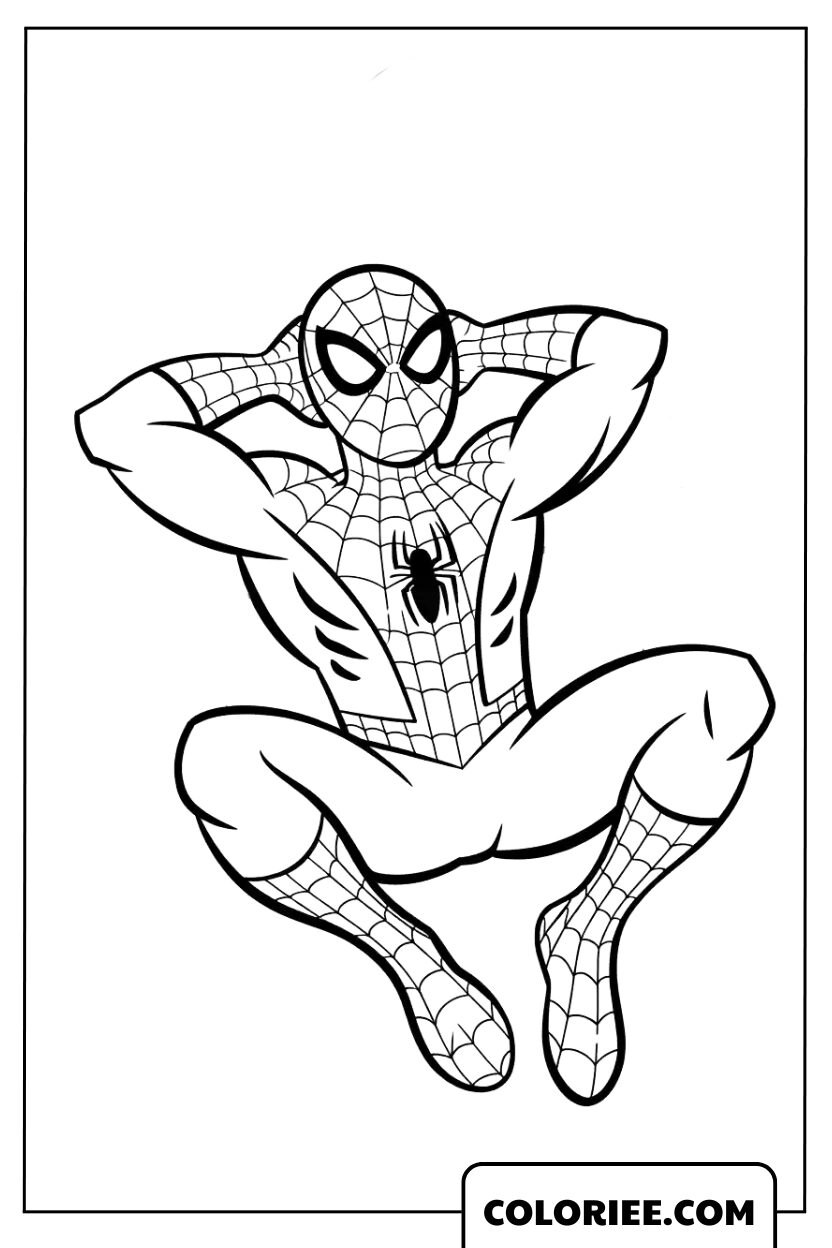 Spiderman se Détend après le Combat