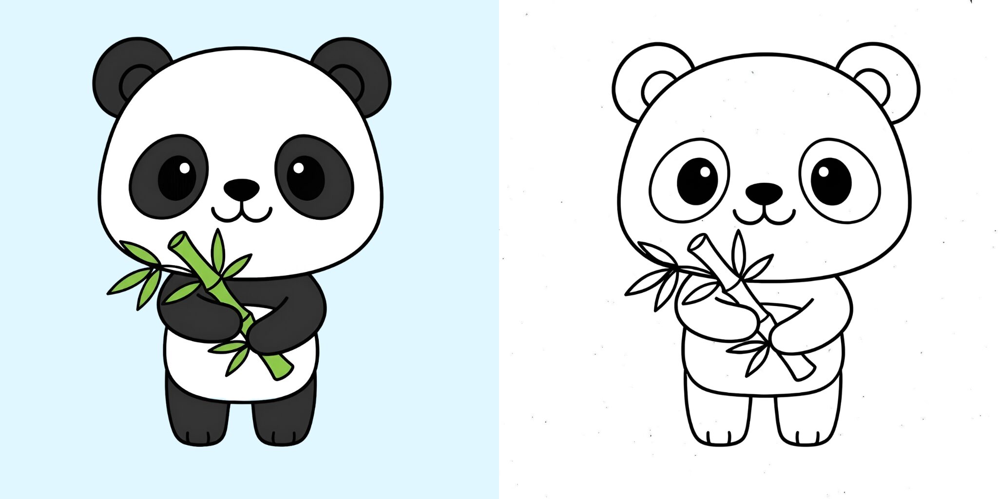 coloriage Panda ft