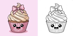coloriage gateau ft