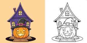 coloriage halloween ft