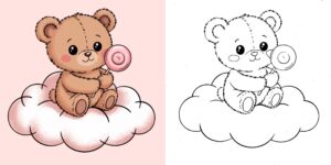 coloriage mignon ft