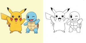 coloriage pokemon ft