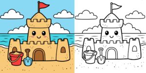 Coloriage Été ft