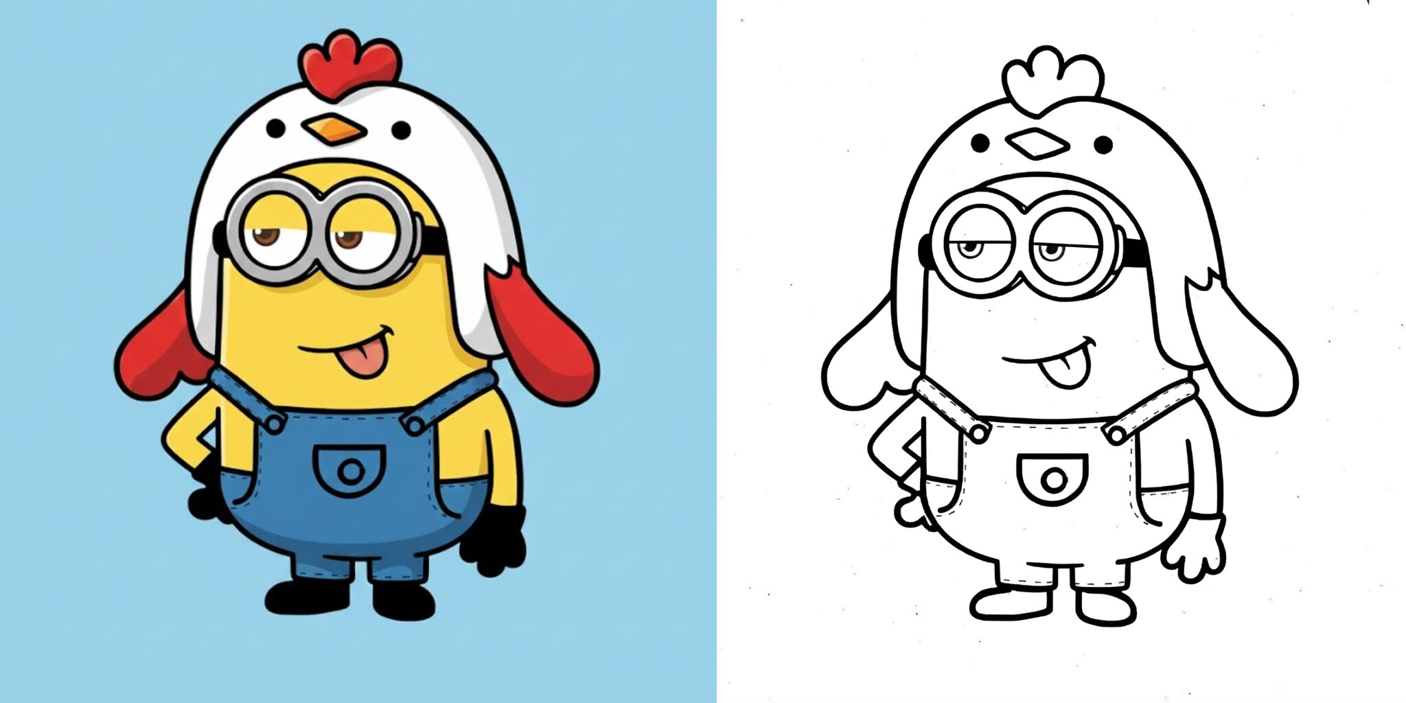 Coloriage Minions Ft