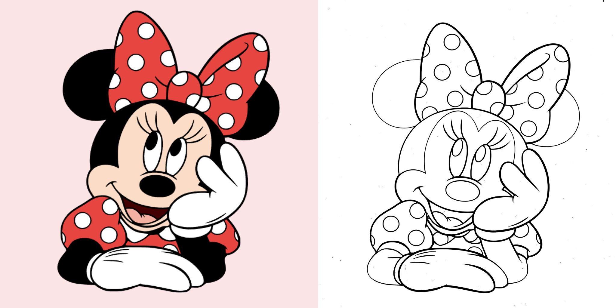 Coloriage Minnie ft