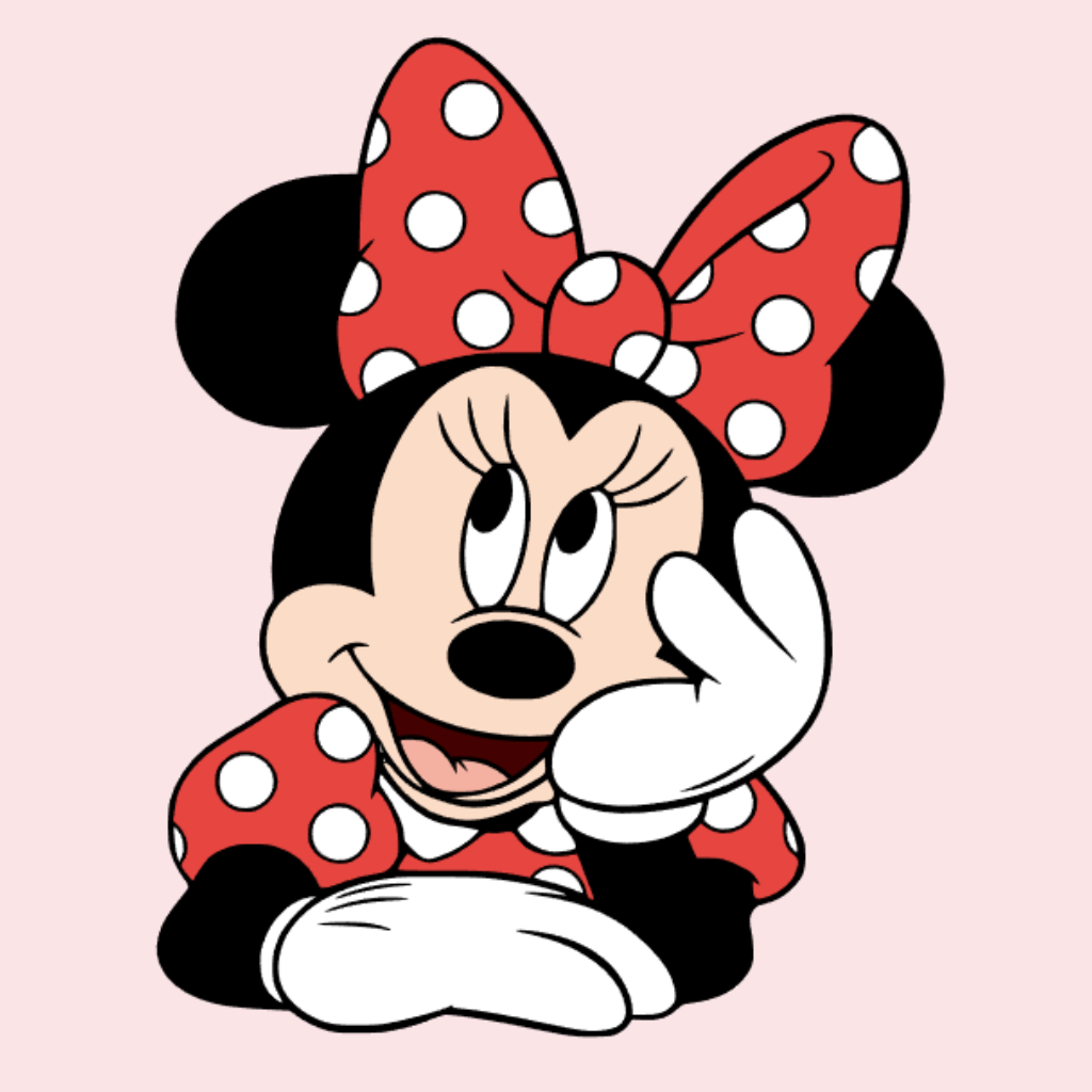 Coloriage Minnie par numéros