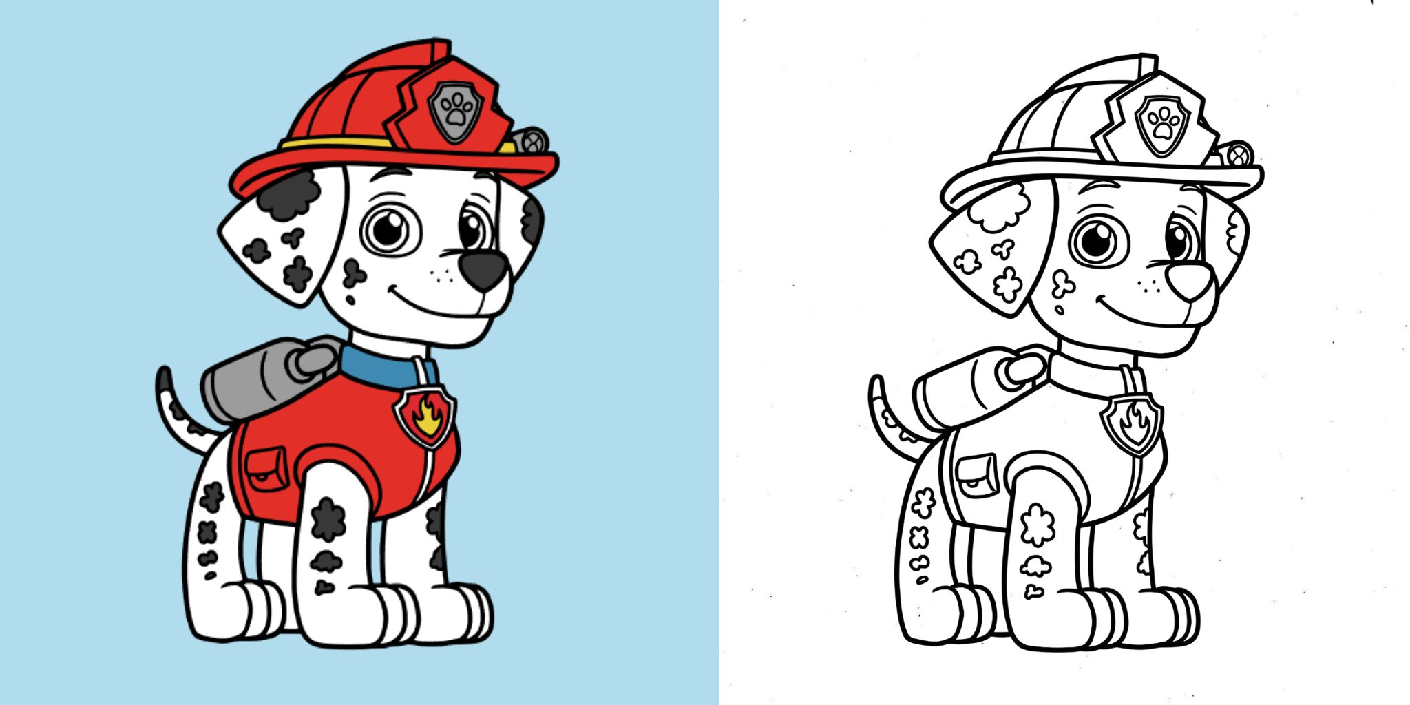 Coloriage Pat Patrouille ft