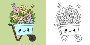 Coloriage Printemps ft