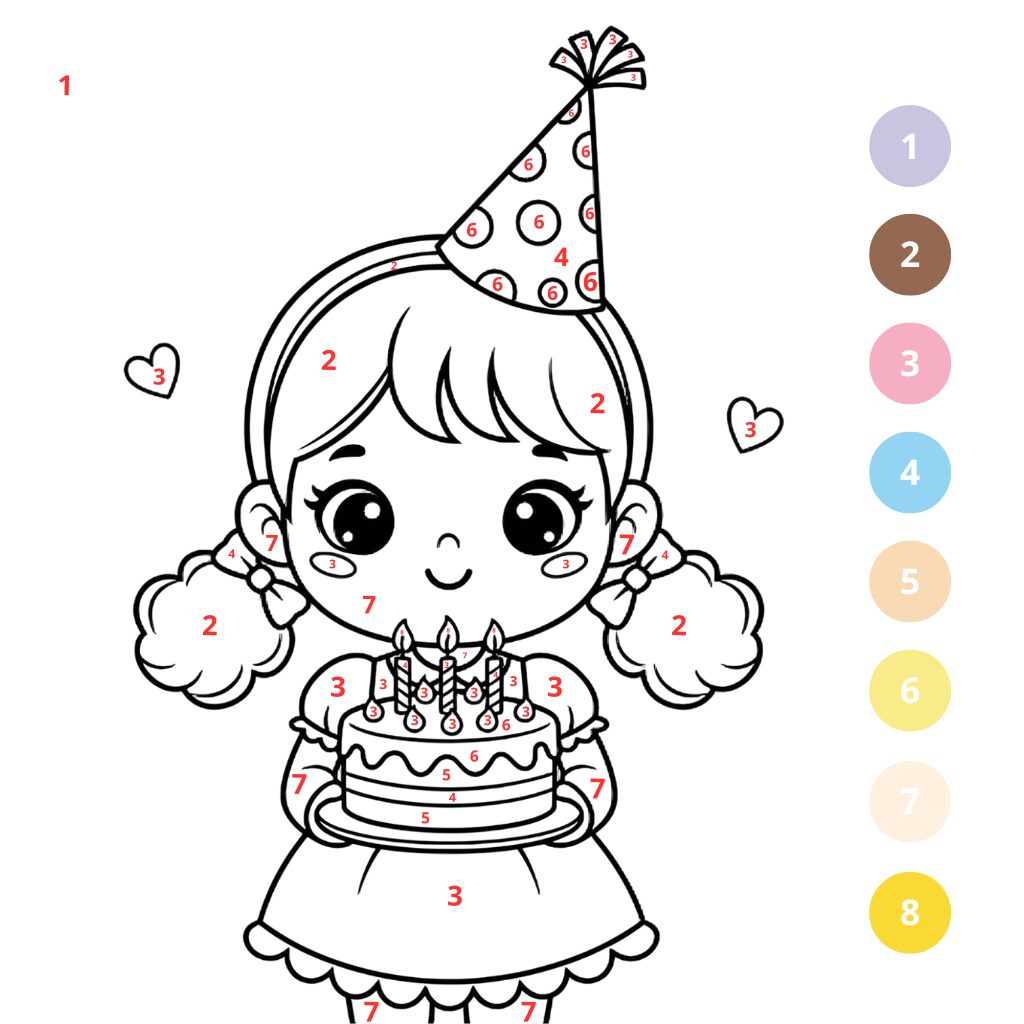 Coloriage anniversaire par numéros (2)