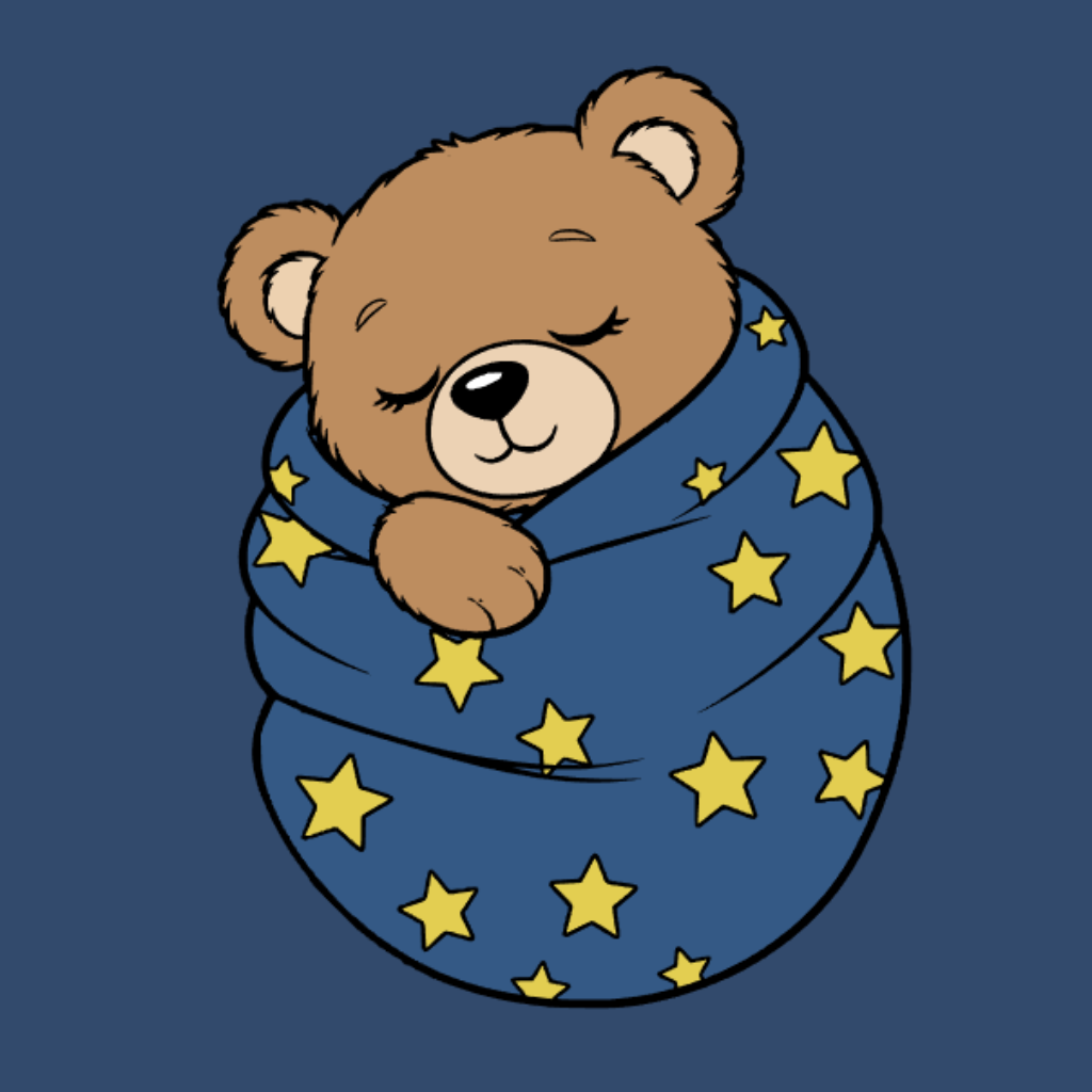 Coloriage ours mignon par numéros