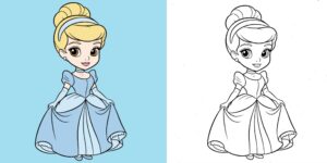 Coloriages Cendrillon ft
