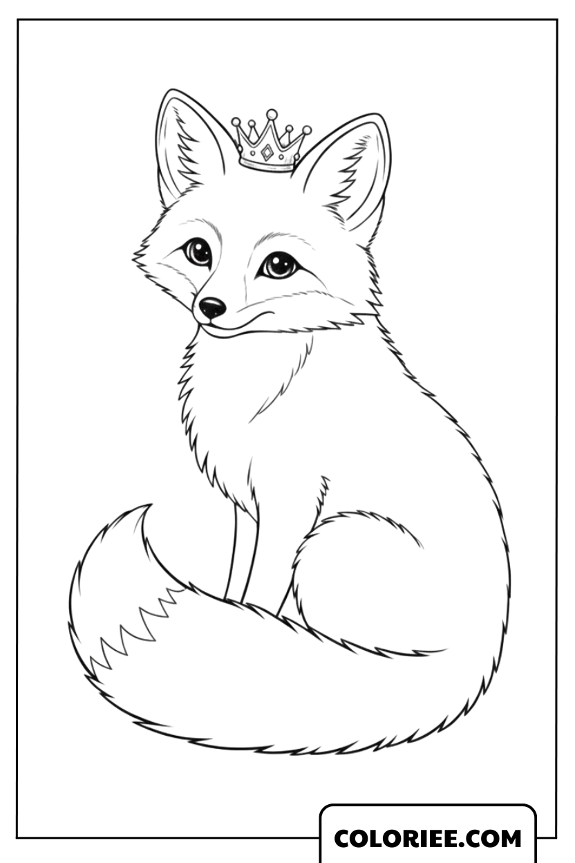 Dessin Renard Élégant et Doux