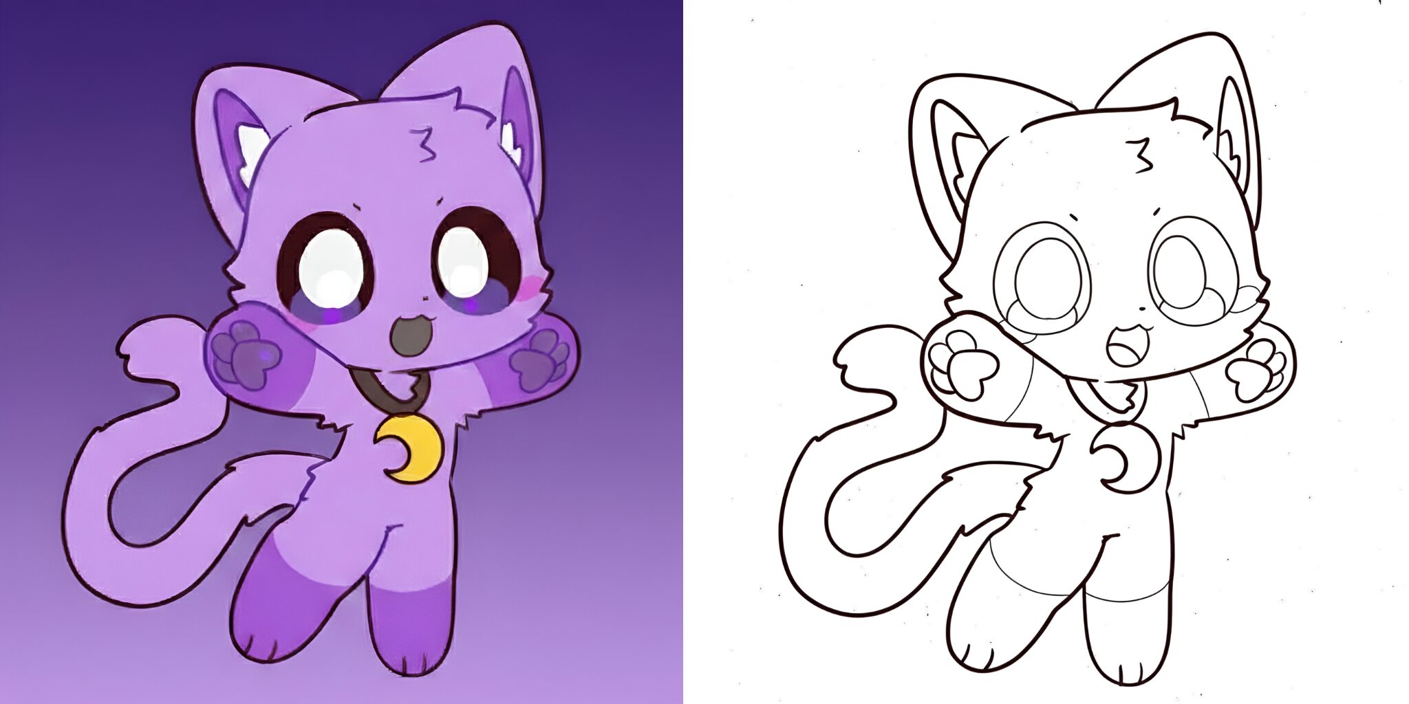 Coloriage CatNap ft
