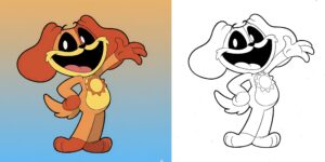 Coloriage DogDay ft