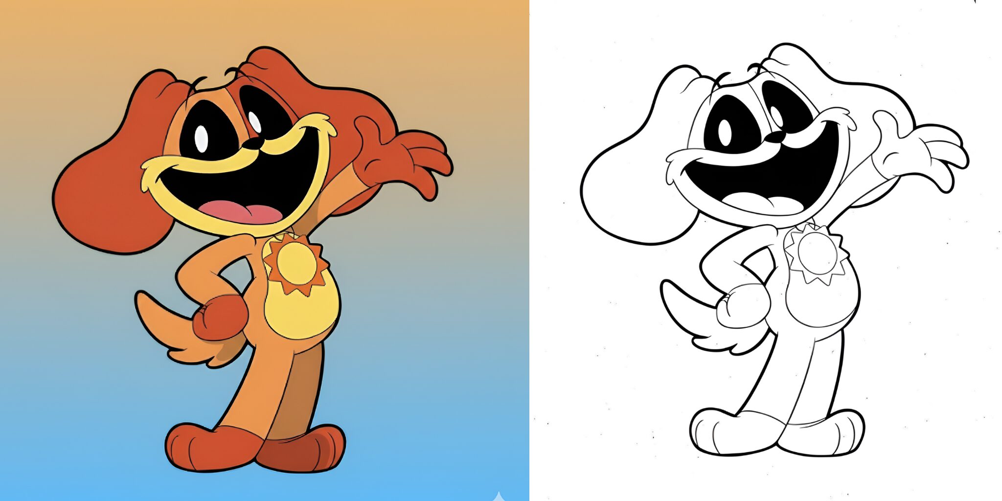 Coloriage DogDay ft