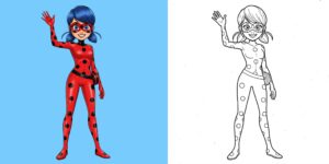Coloriage Miraculous ft