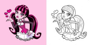 Coloriage Monster High ft