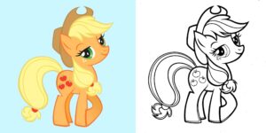 Coloriage My Little Pony ft