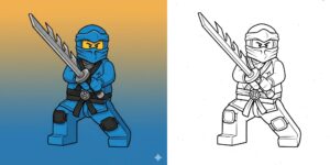 Coloriage Ninjago ft