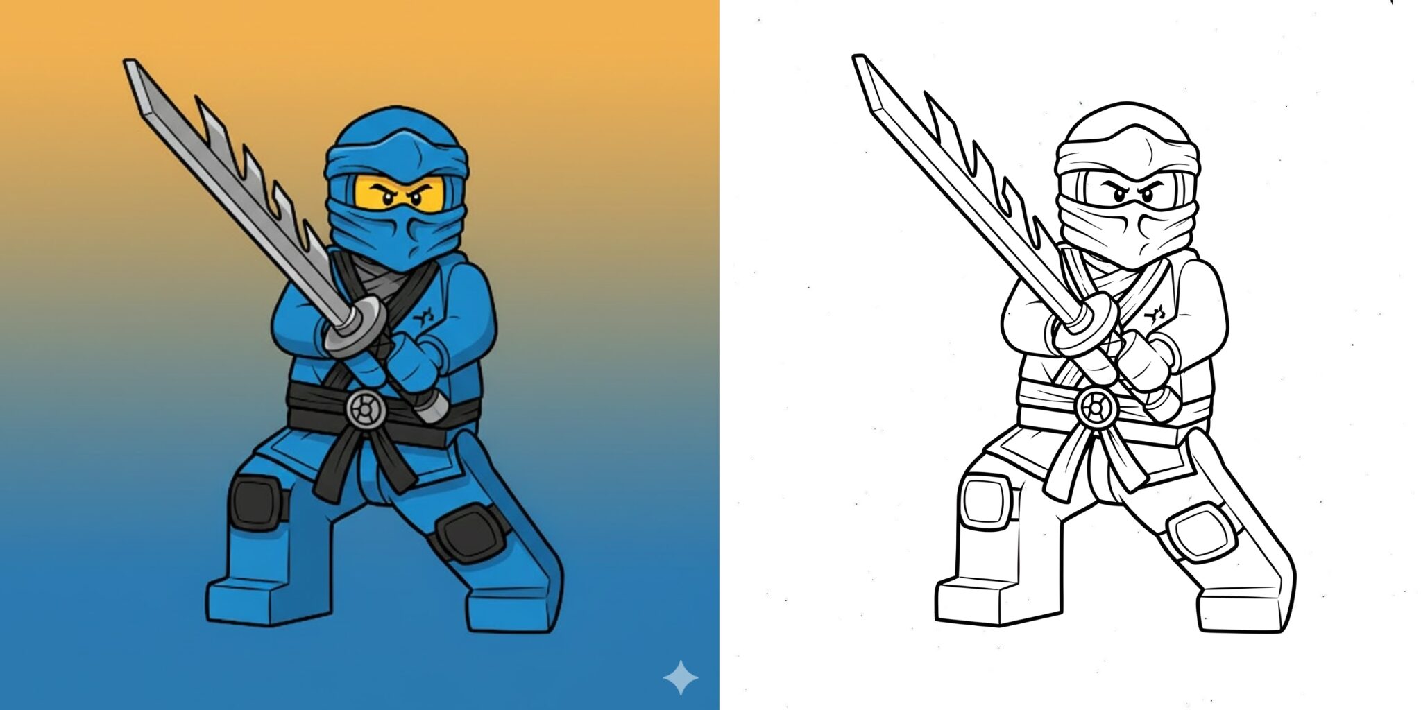 Coloriage Ninjago ft