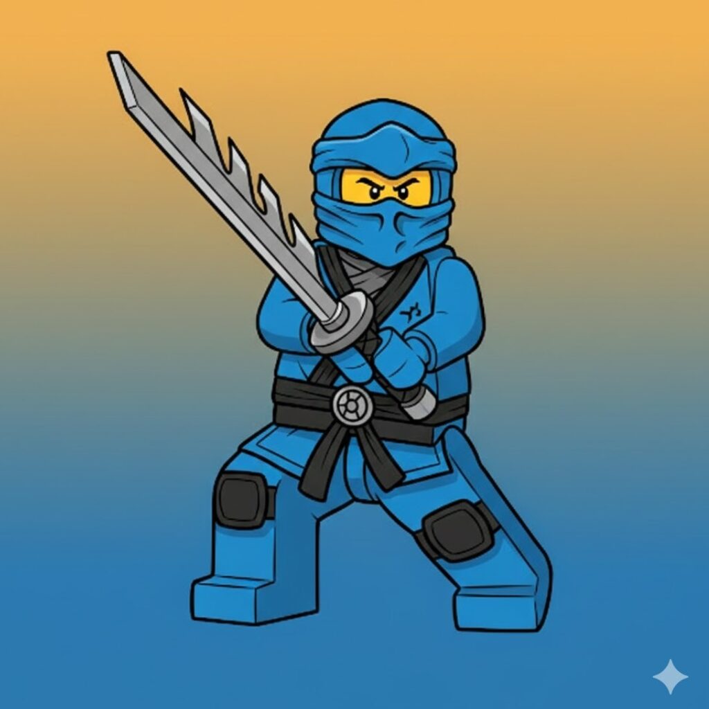 Coloriage Ninjago par numéros