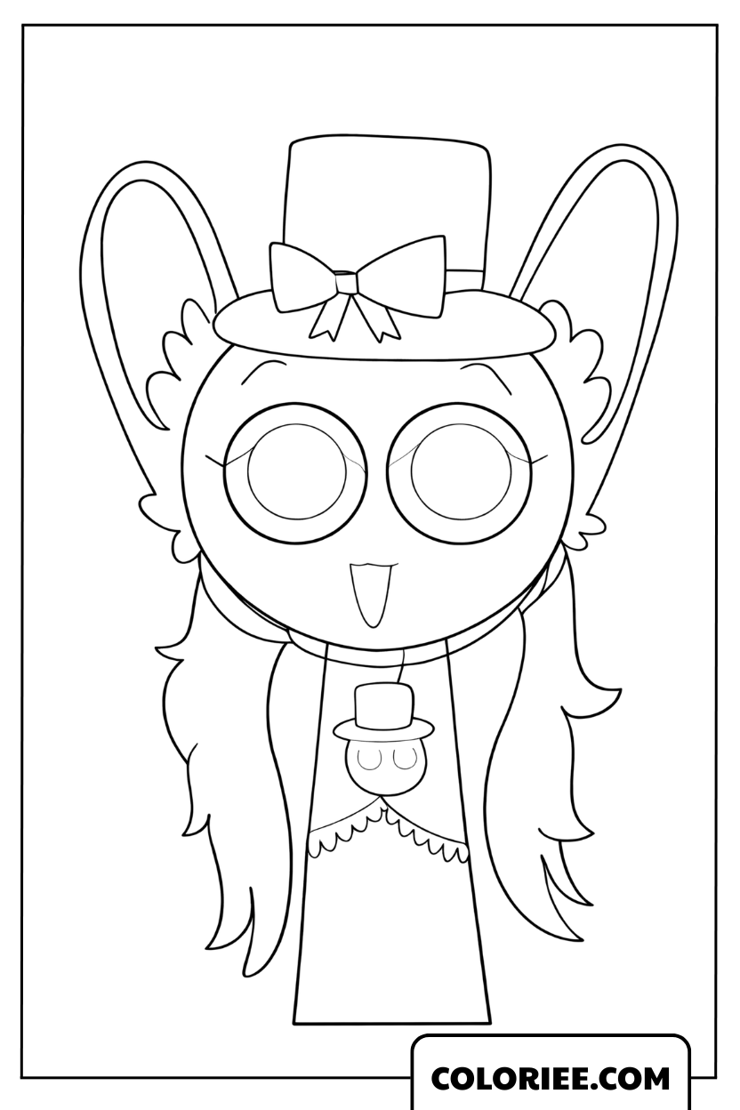 Coloriage Sprunki Adorable