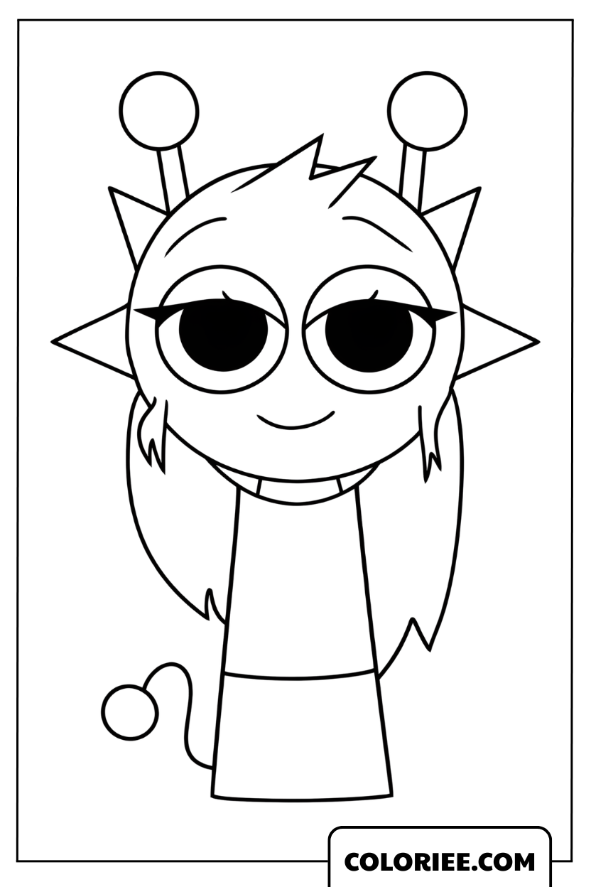 Coloriage Sprunki Multidimensionnel