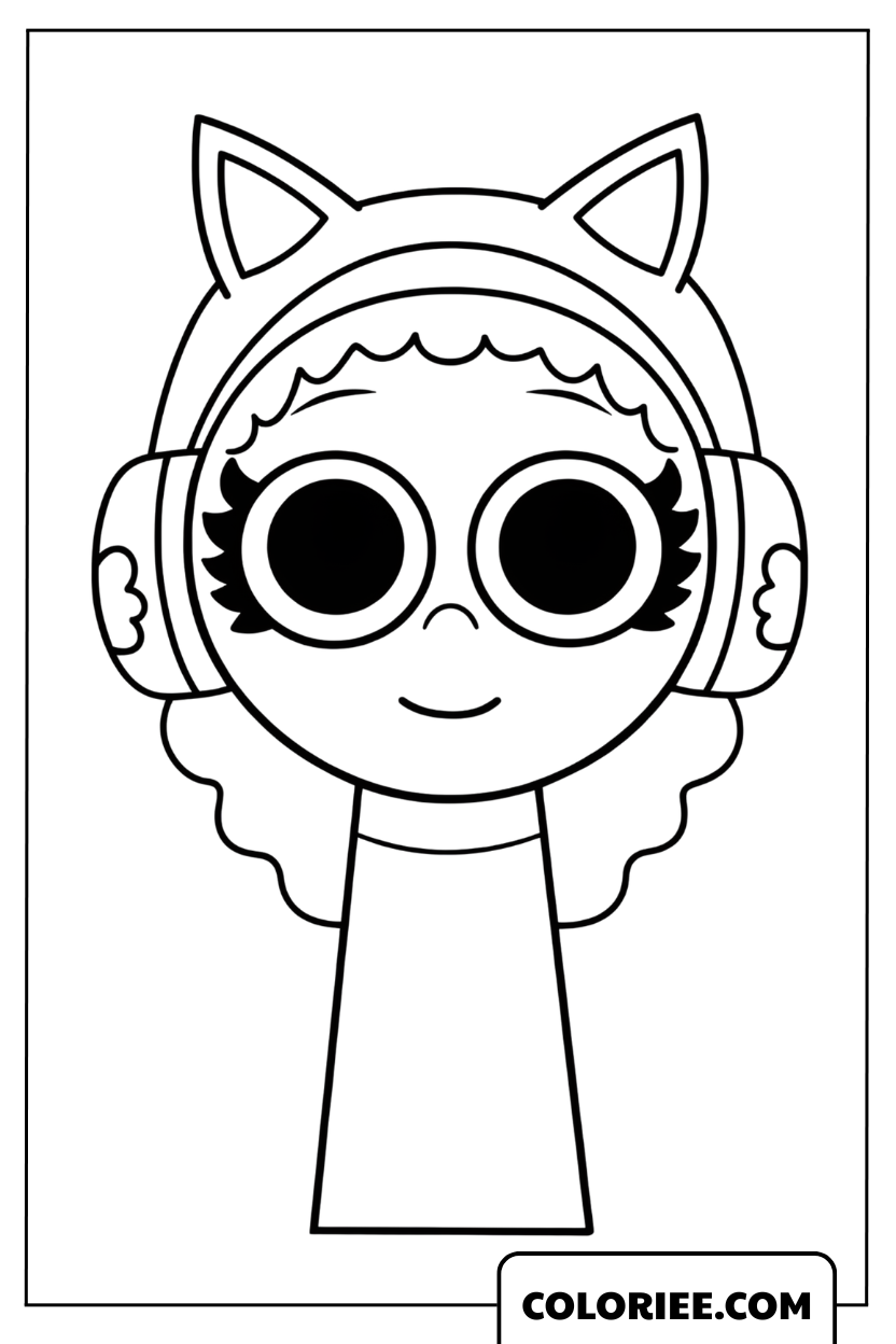 Coloriage Sprunki Rythmique
