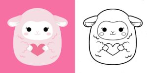 Coloriage Squishmallow ft