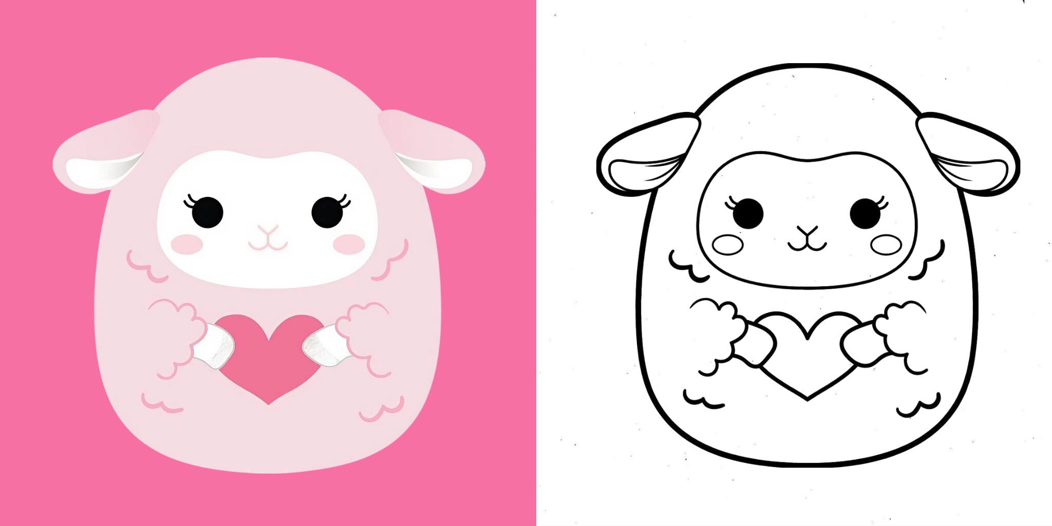 Coloriage Squishmallow ft