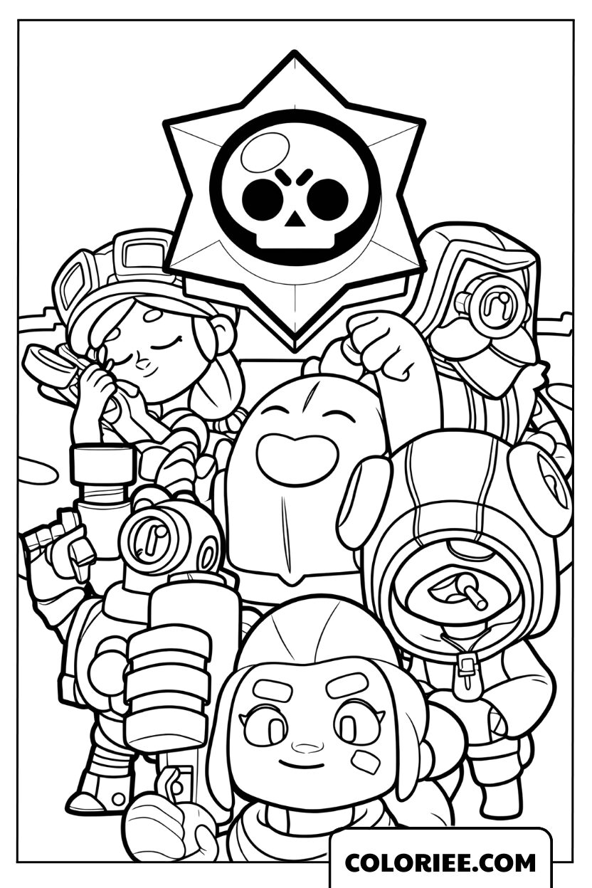 Dessin L'alliance Brawl Stars