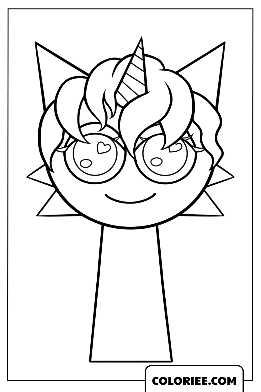 Dessin Sprunki Licorne