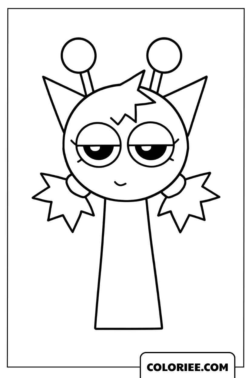 Dessin Sprunki Paisible