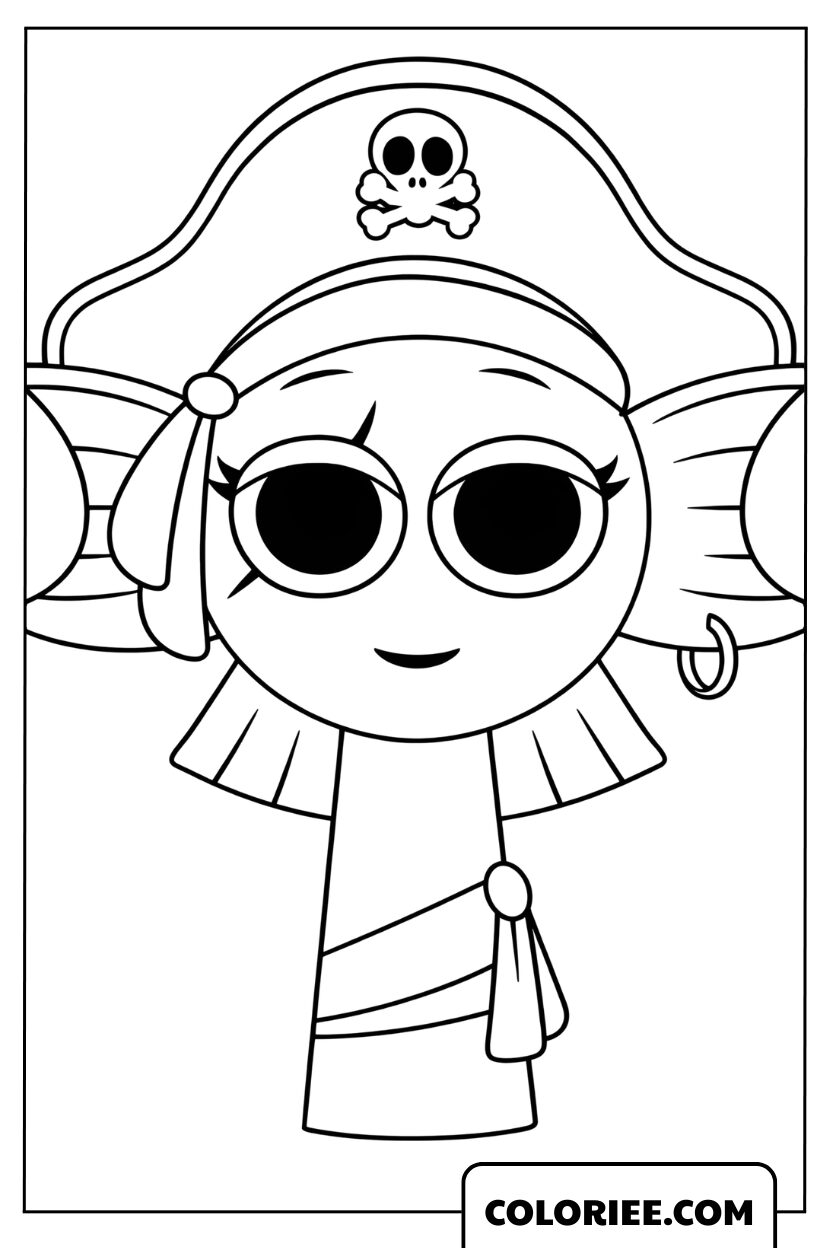 Dessin Sprunki Pirate