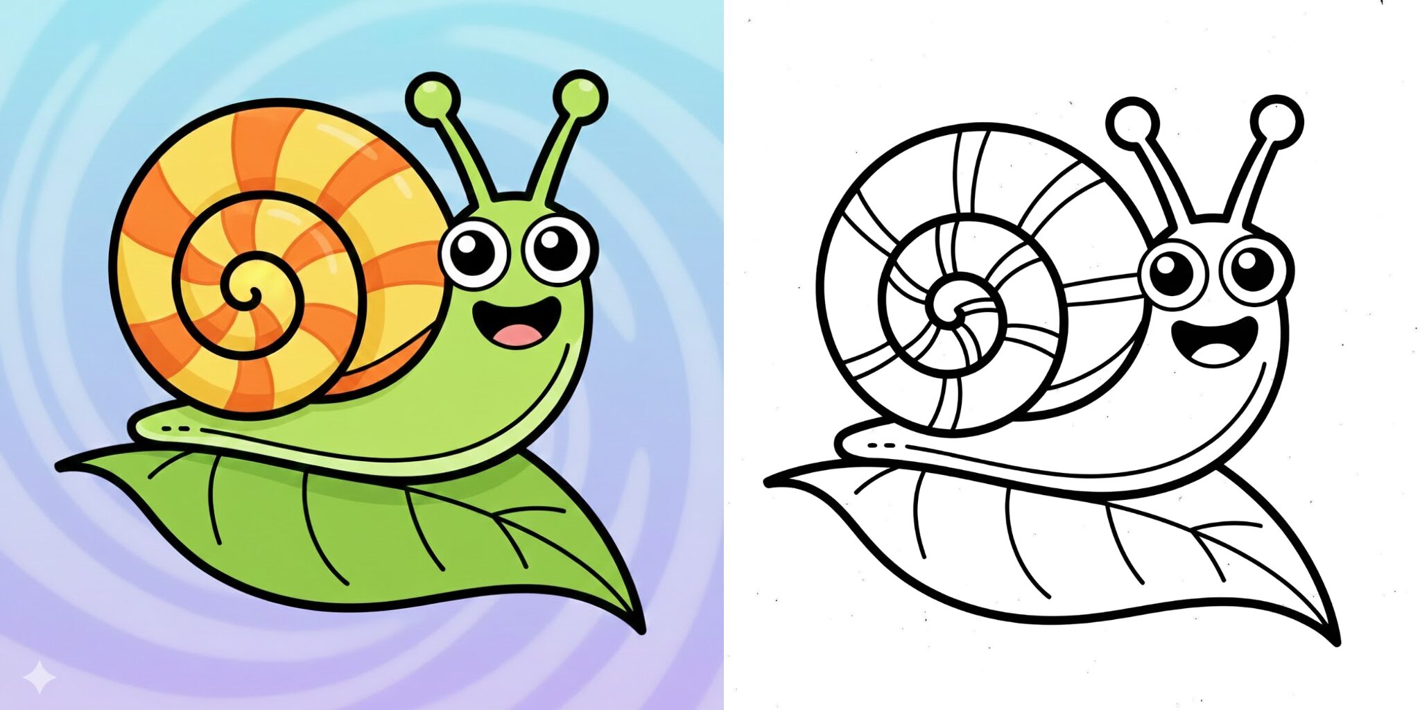 coloriage escargot ft