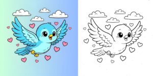 _coloriage oiseau ft