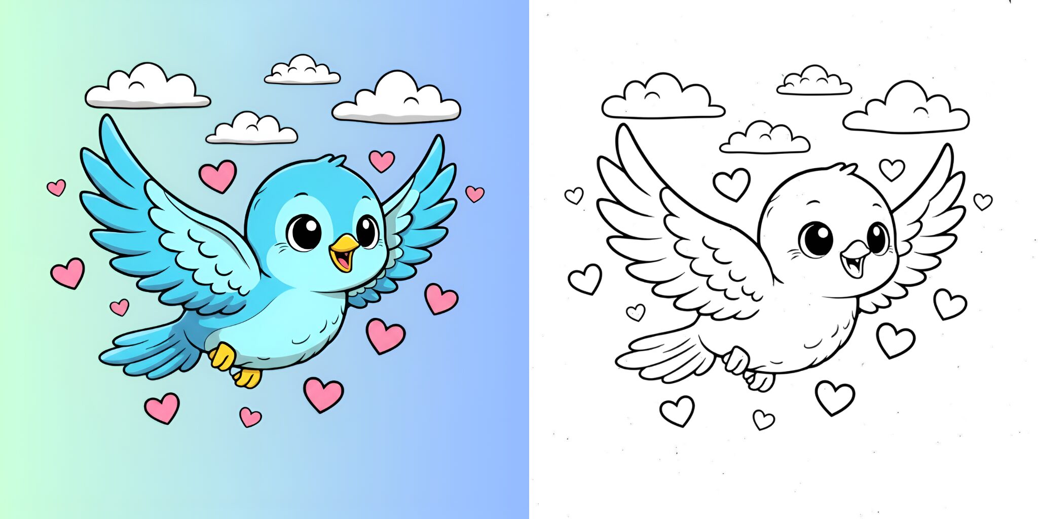 _coloriage oiseau ft