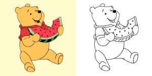 Coloriage Disney en Été ft
