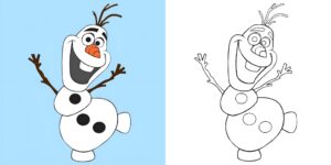 Coloriage Disney en Hiver ft