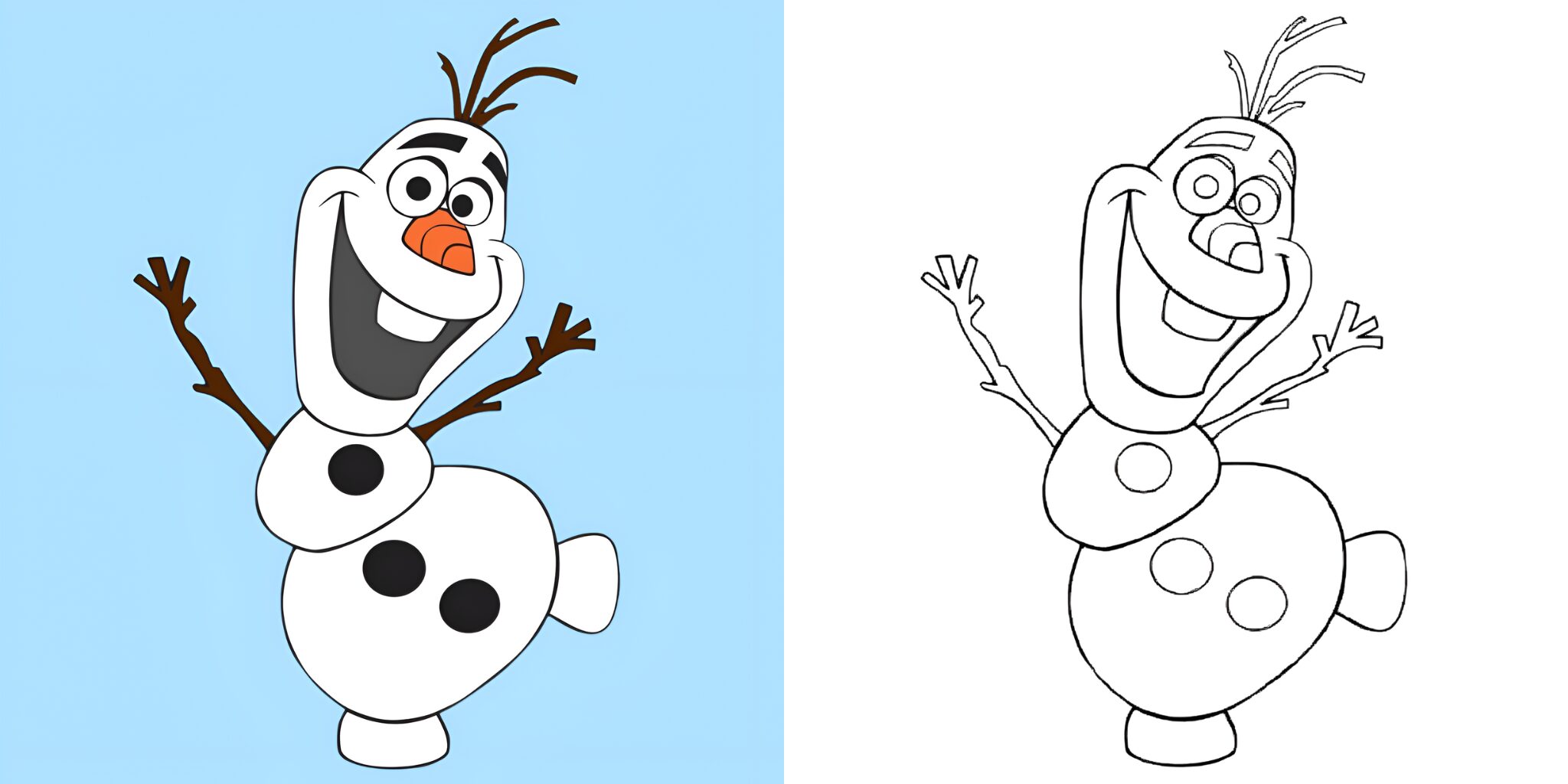 Coloriage Disney en Hiver ft