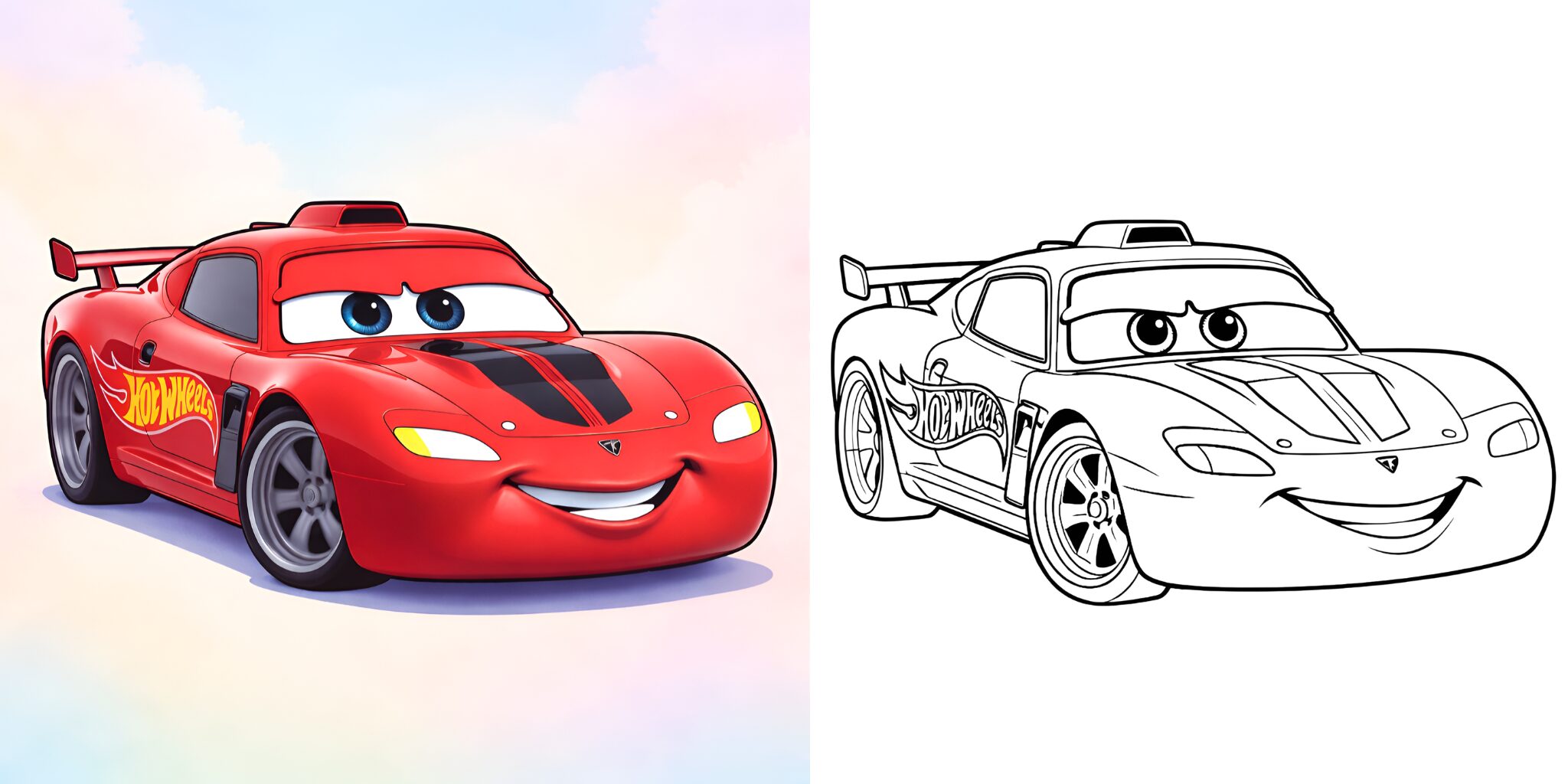 Coloriage Hot Wheels ft