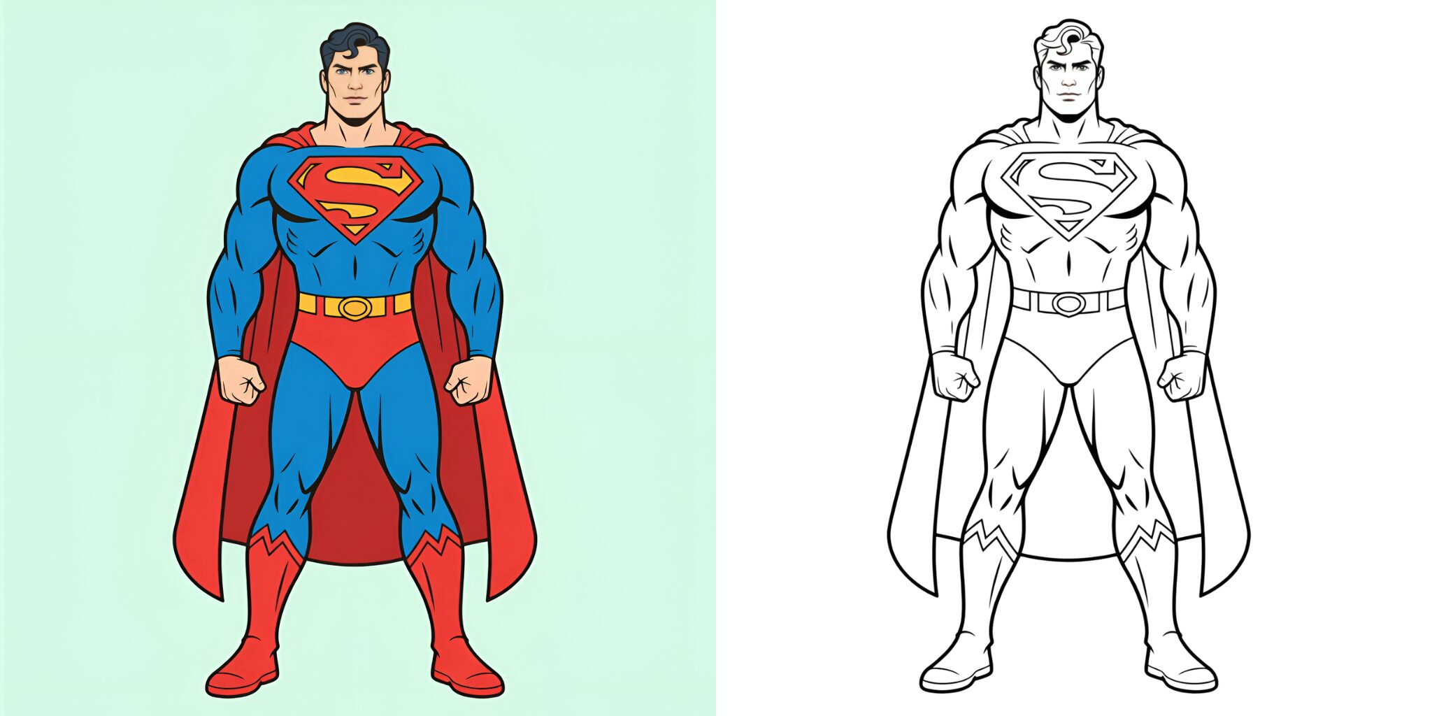 Coloriage Super Héros ft
