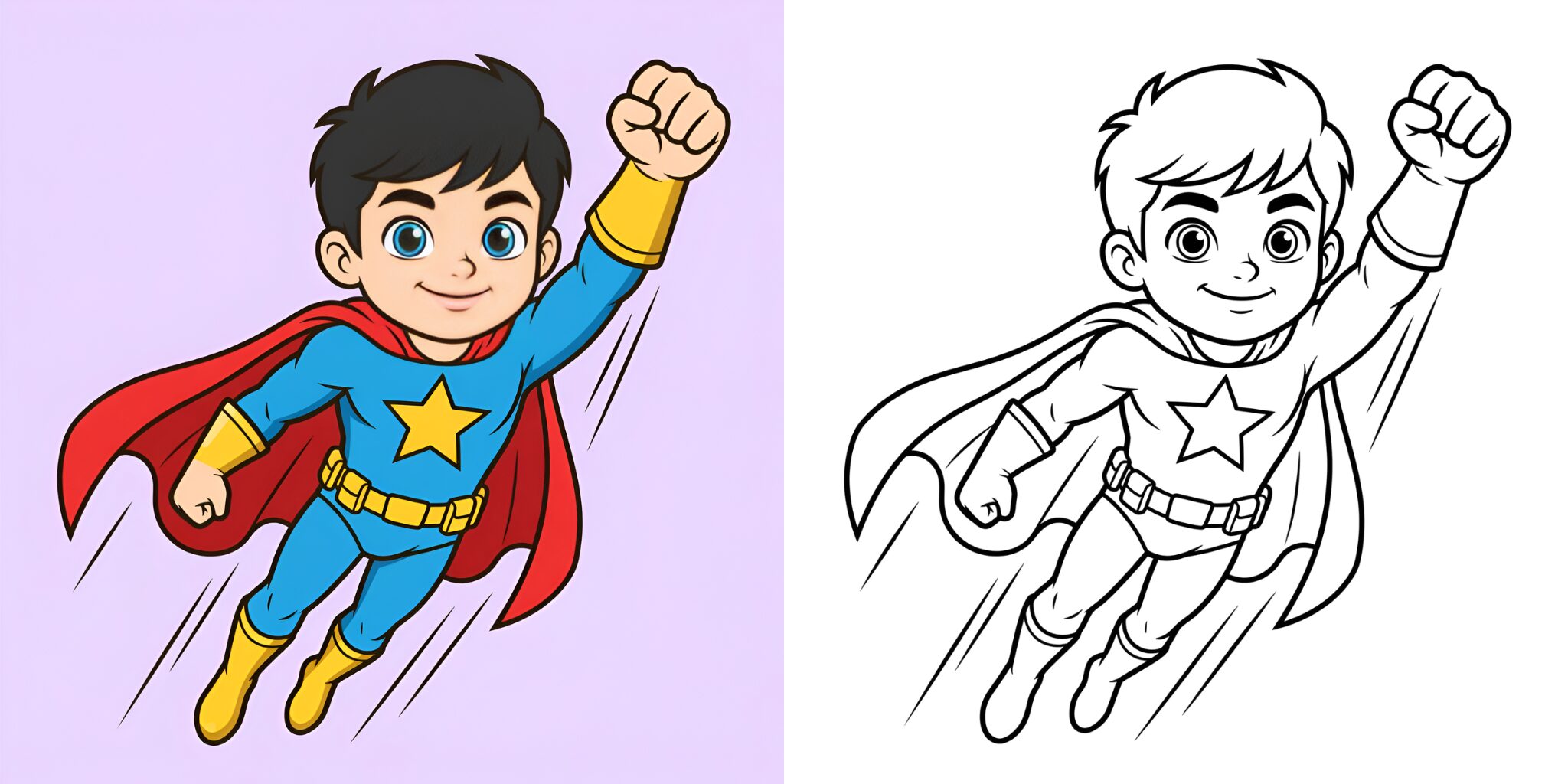 Coloriage Super Héros pour les Enfants ft